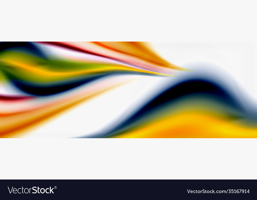 Abstract background smooth flowing lines blurred vector image Abstract background smooth flowing lines blurred
