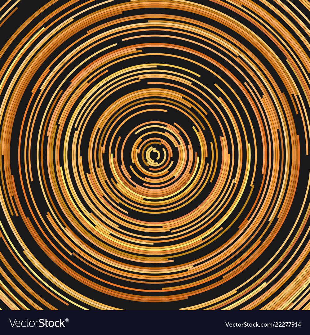 Abstract circular background from half circles vector image Abstract circular background from half circles