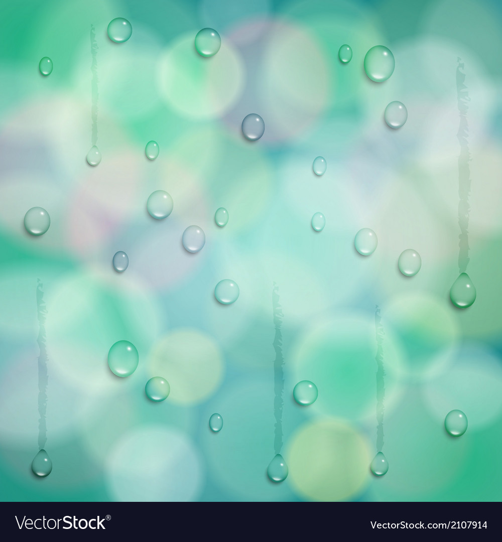 Abstract Rain Bokeh Background