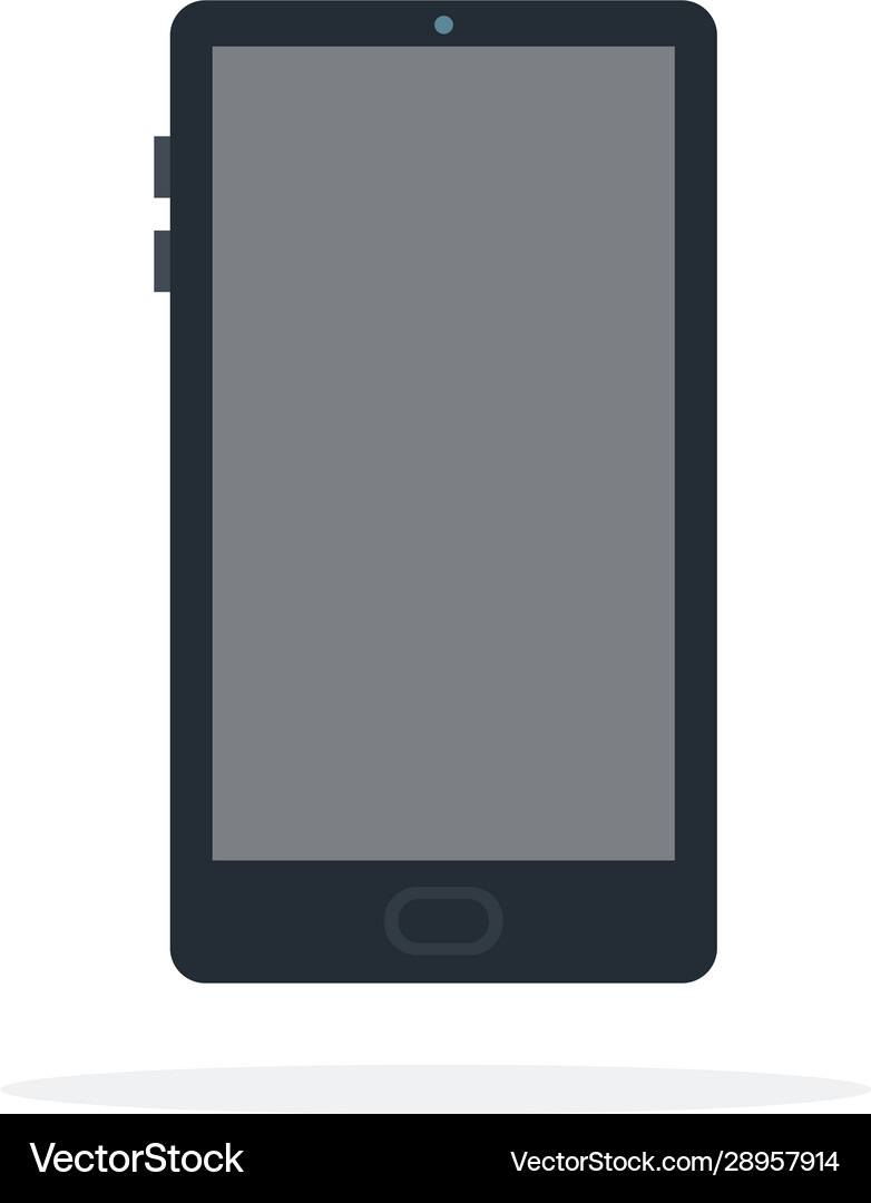 Black smart phone Royalty Free Vector Image - VectorStock