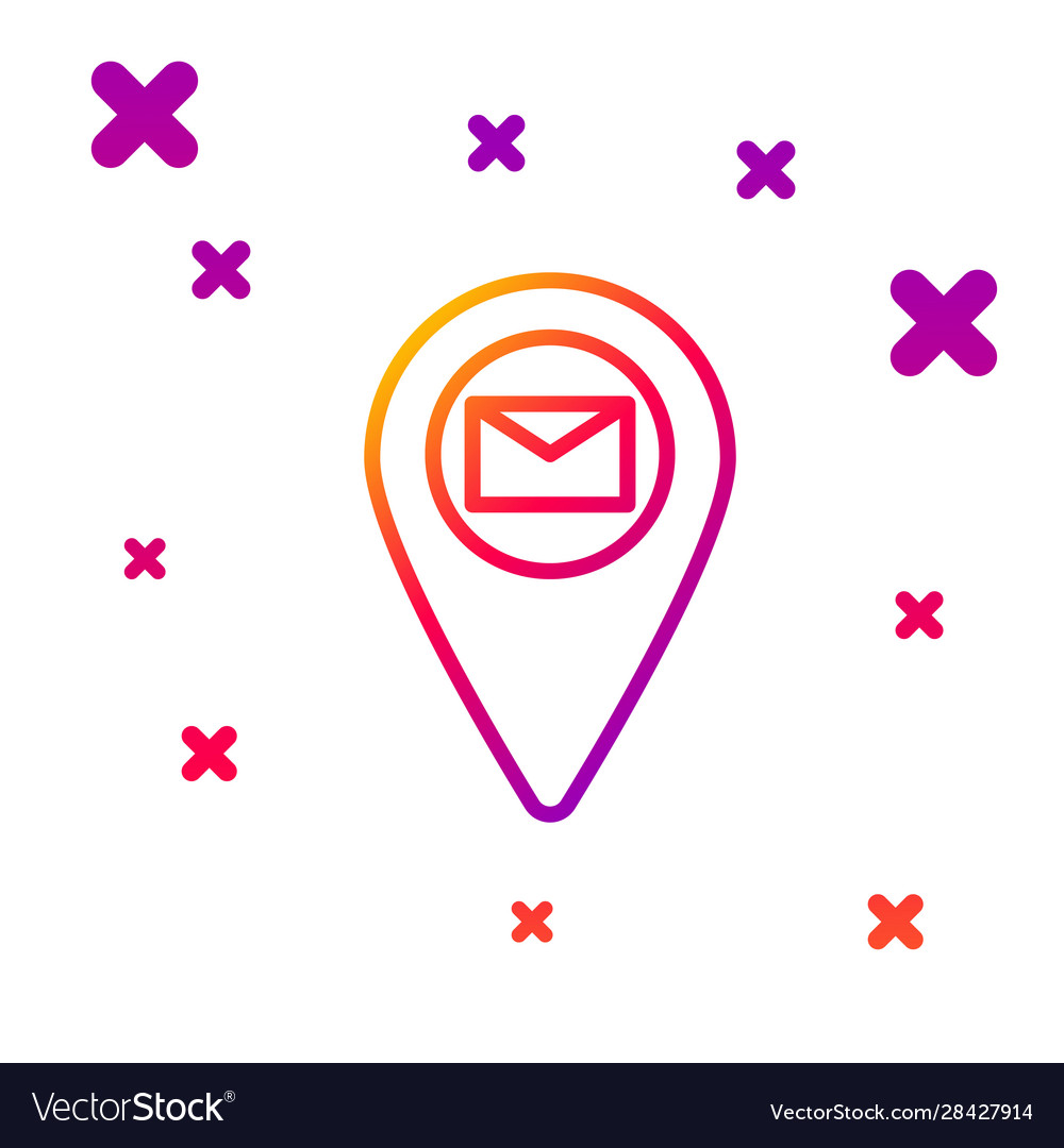 color-line-placeholder-on-map-paper-in-perspective