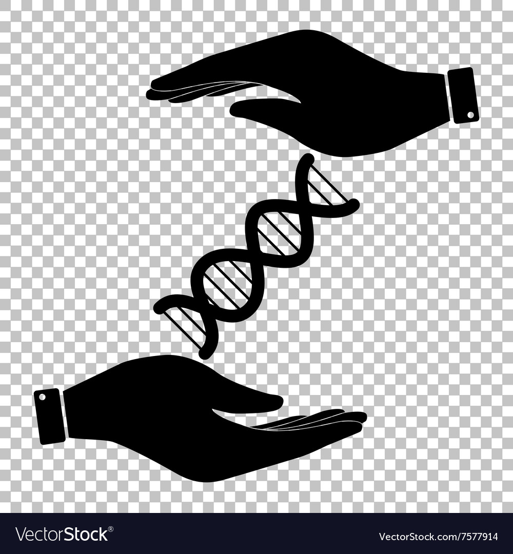 Dna sign Royalty Free Vector Image - VectorStock