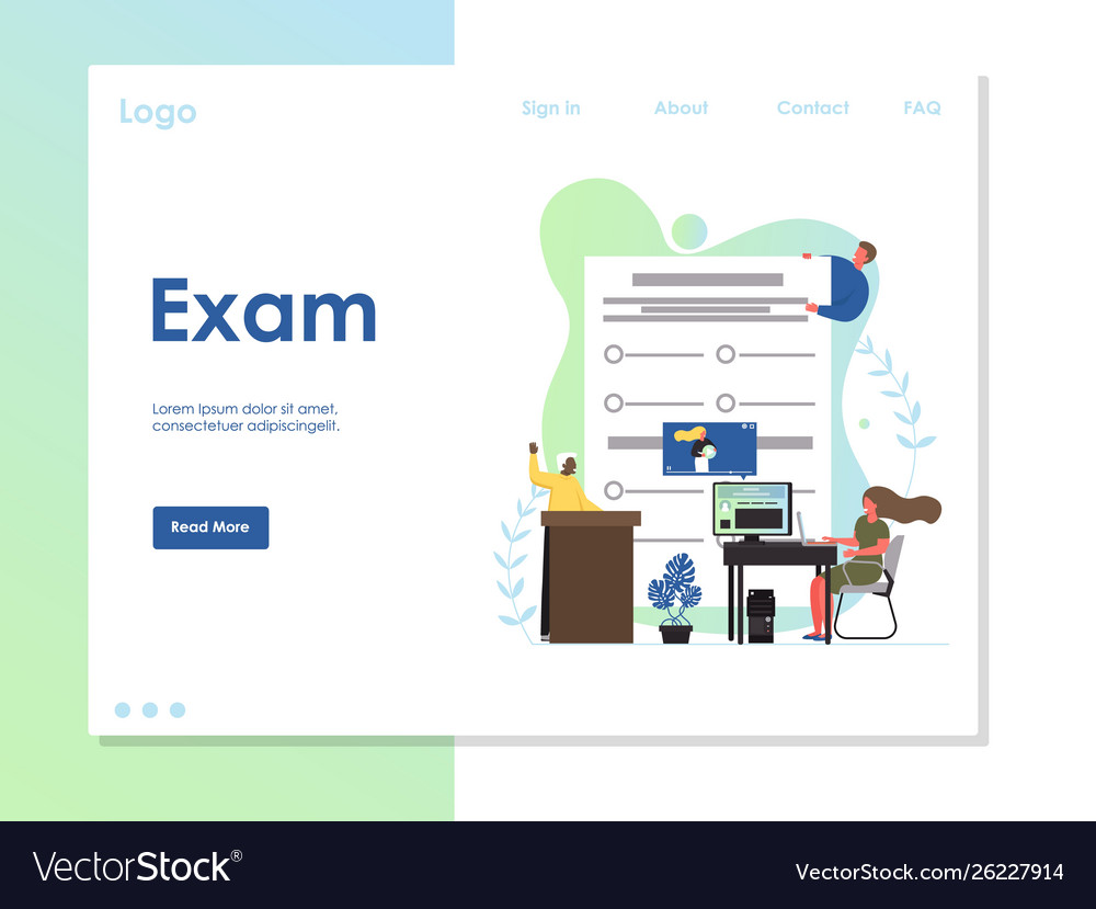 Online Exam Template