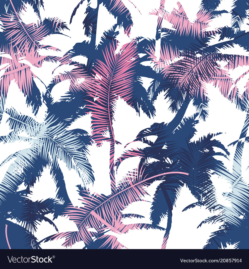 Exotic Palm Tropical Pattern