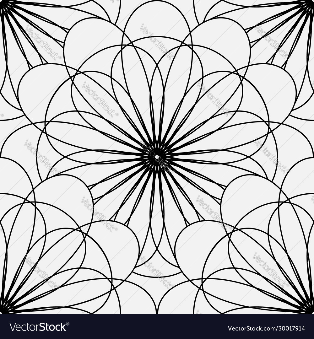 Seamless pattern thin lines in shape