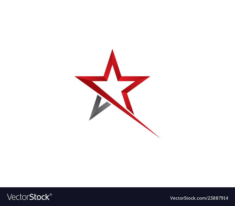 Star logo template design Royalty Free Vector Image