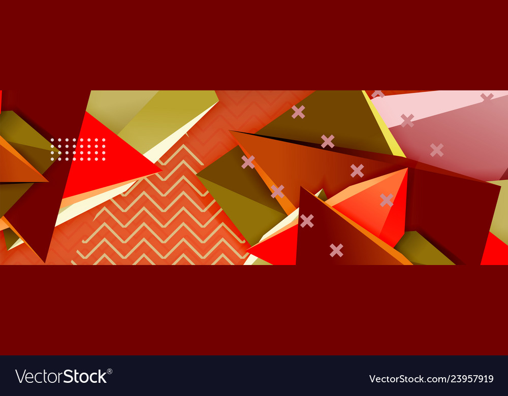 3d triangular minimal abstract background vector image 3d triangular minimal abstract background