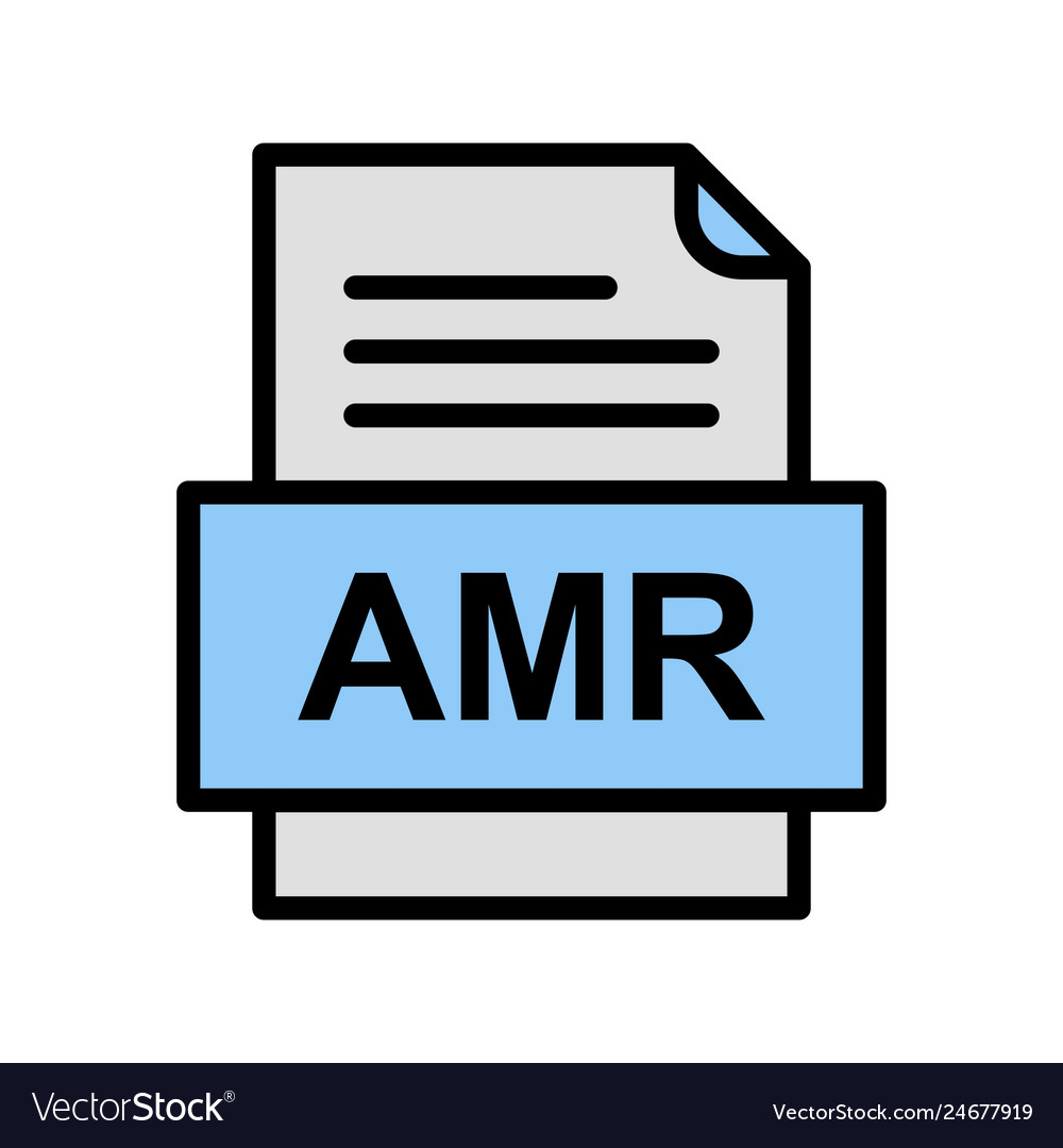 Amr file document icon