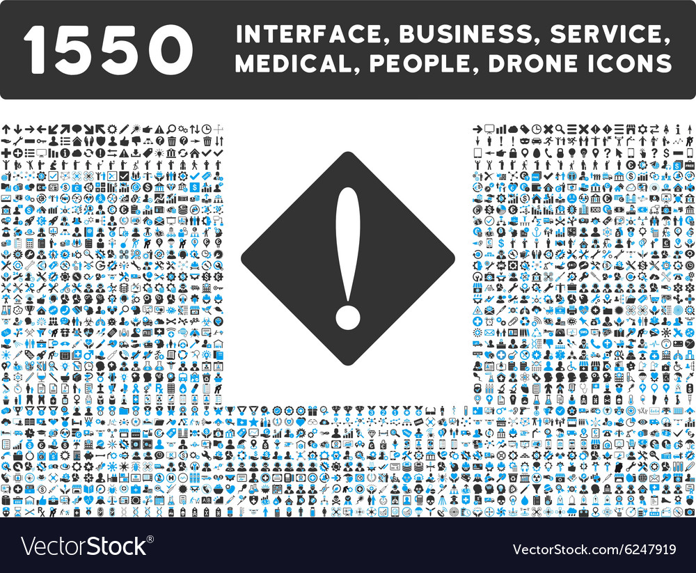 Problem icon and more interface business tools