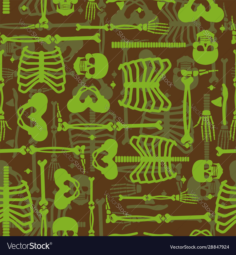 Army pattern skeleton war background skeletal