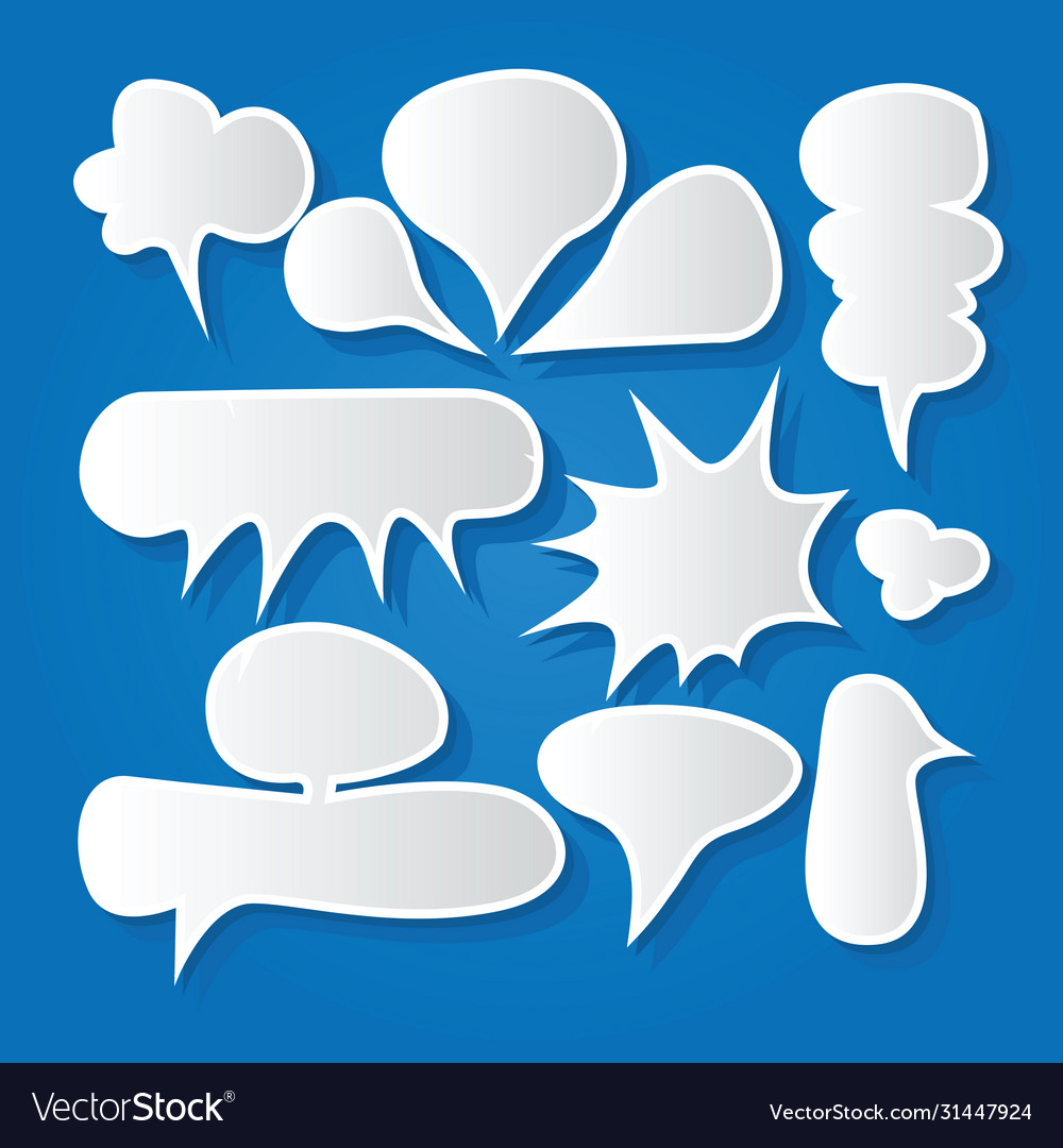 Cartoon Speech Bubbles