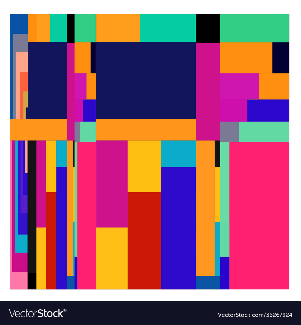 Colorful geometric and curve background pattern