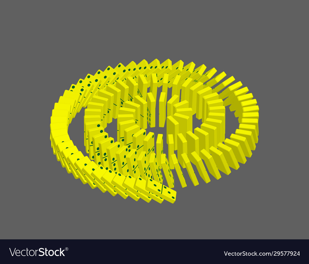 Falling Dominoes - Isolated Sequence