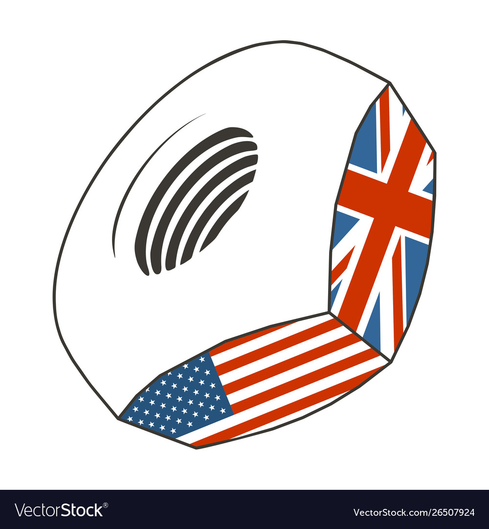 Nut with flags
