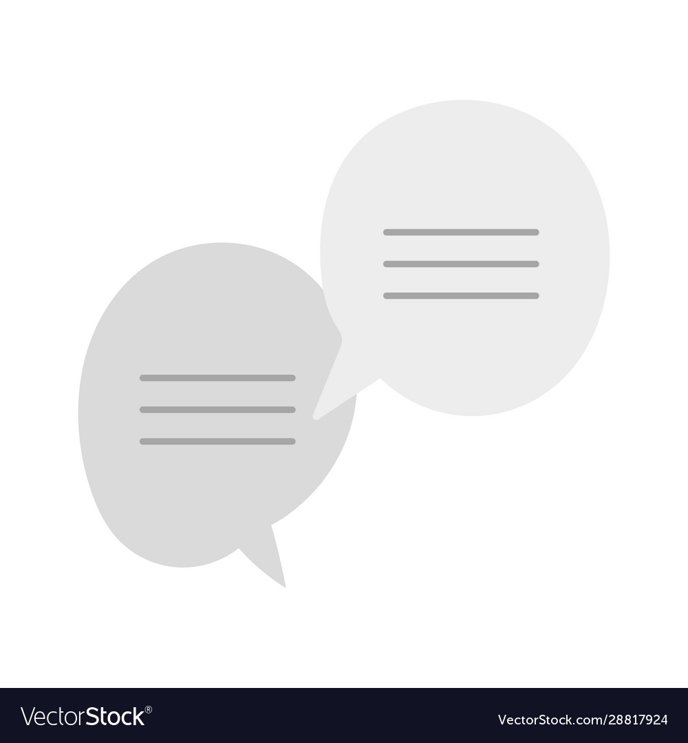 Speech bubbles dialogue conversation message