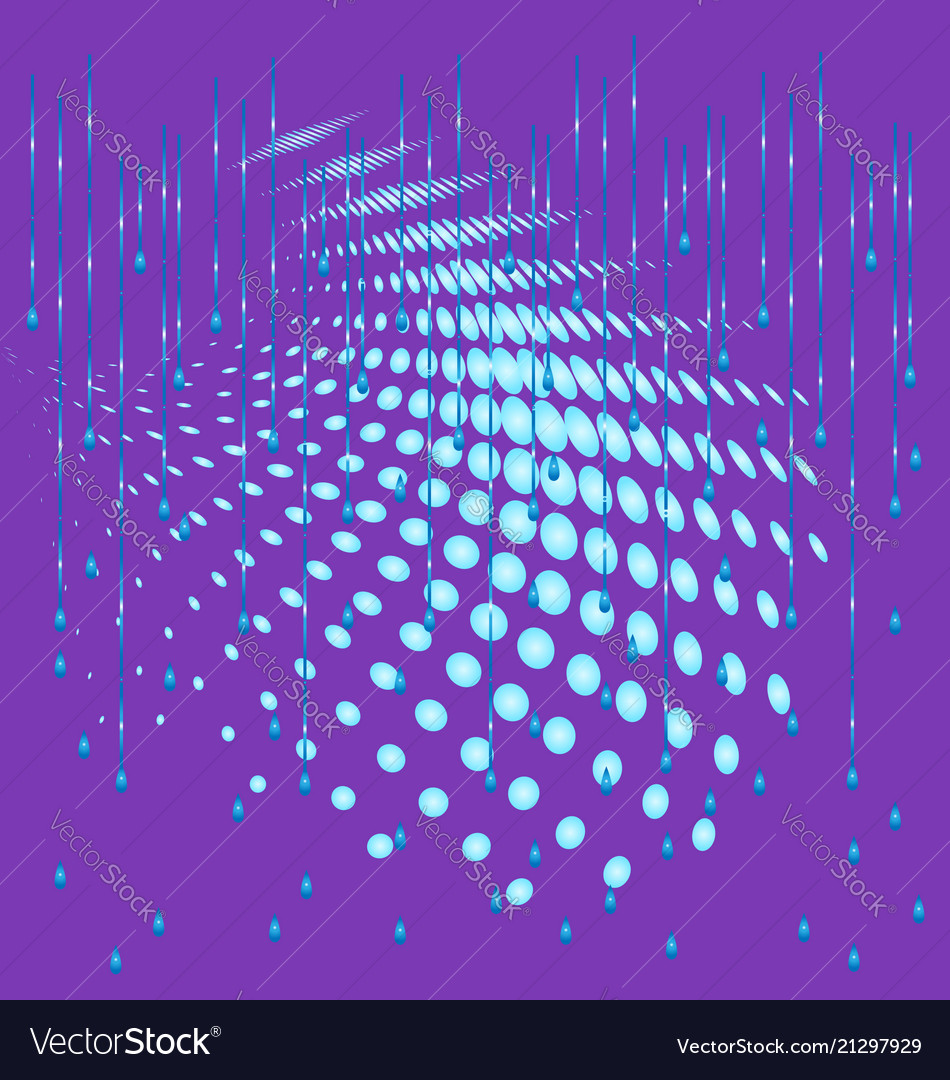 Abstract rain dropping background