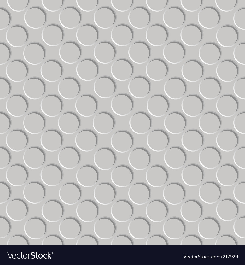 Embossed Metallic Circle Pattern