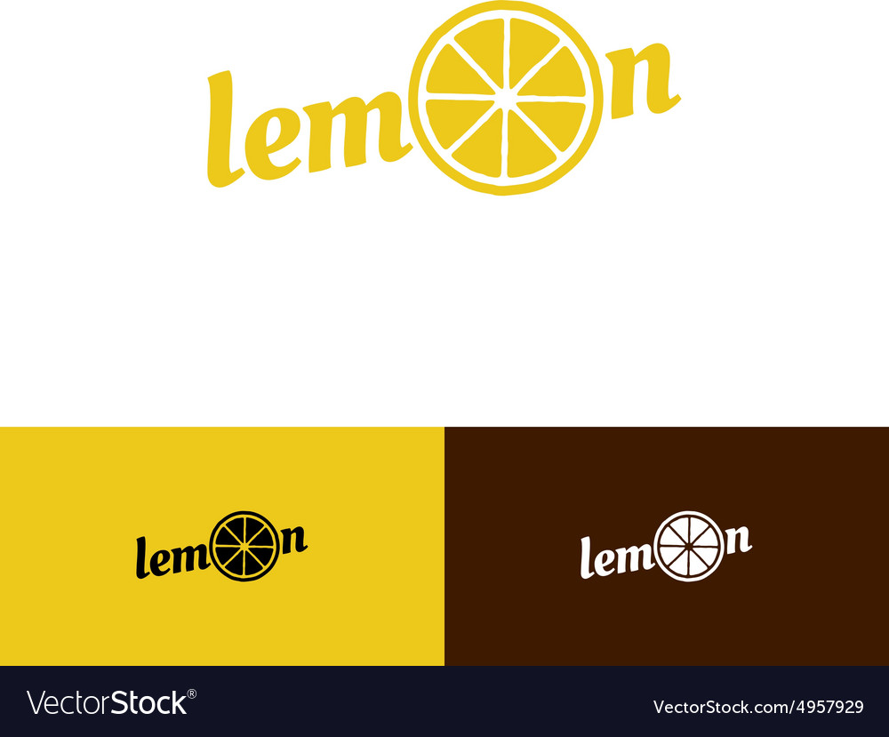 lemon-word-logo-royalty-free-vector-image-vectorstock