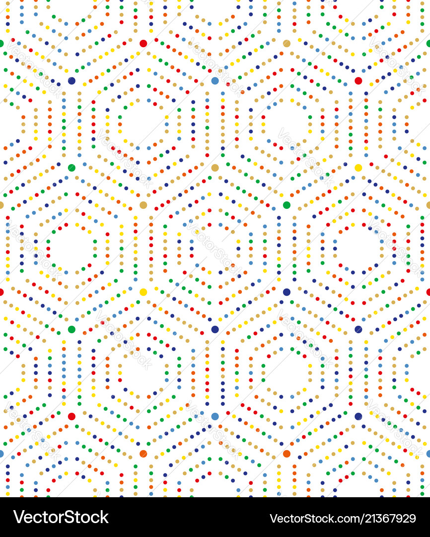Modern seamless dotted pattern Royalty Free Vector Image