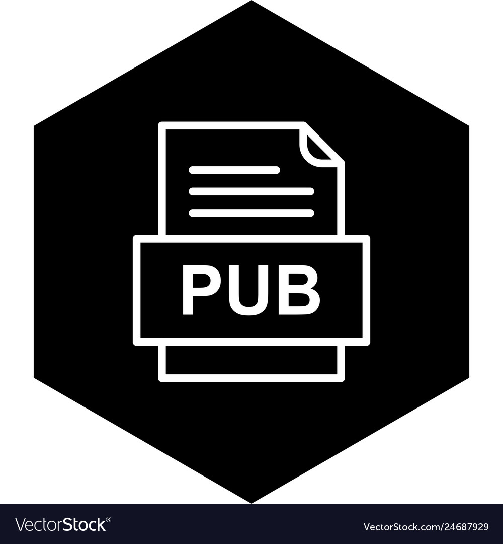 Pub file document icon