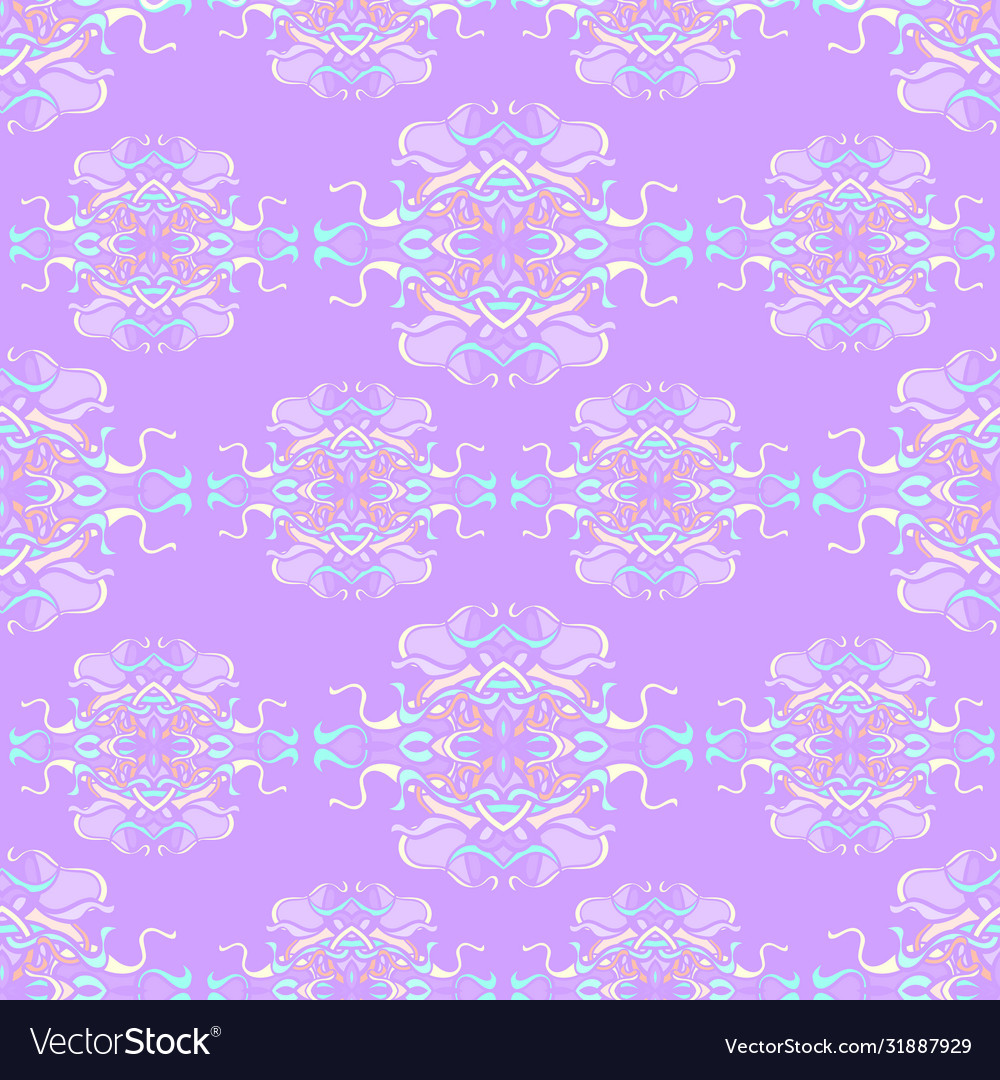 Seamless pattern with colorful abstract shape vector image Seamless pattern with colorful abstract shape