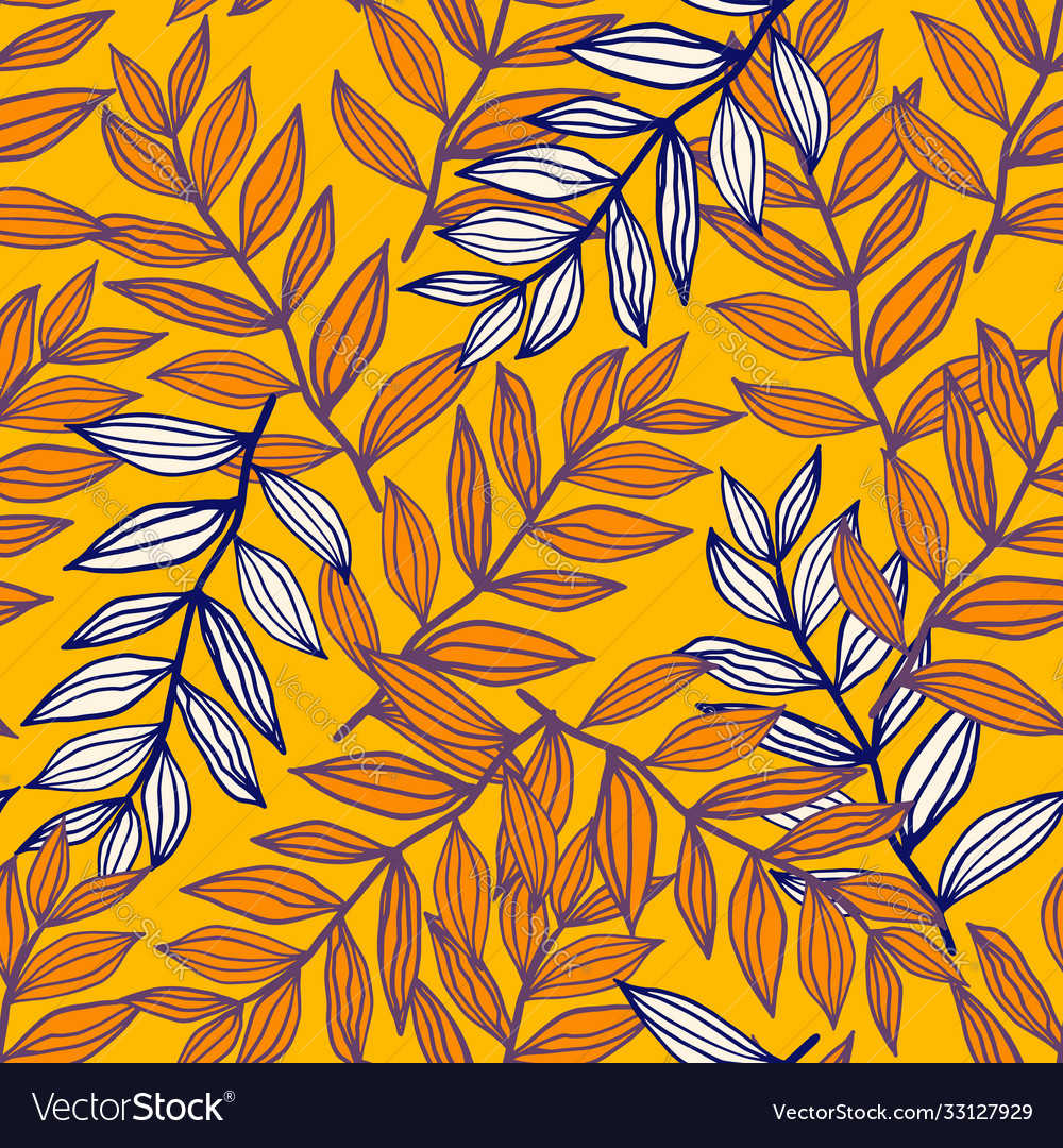 Summer seamless random doodle pattern