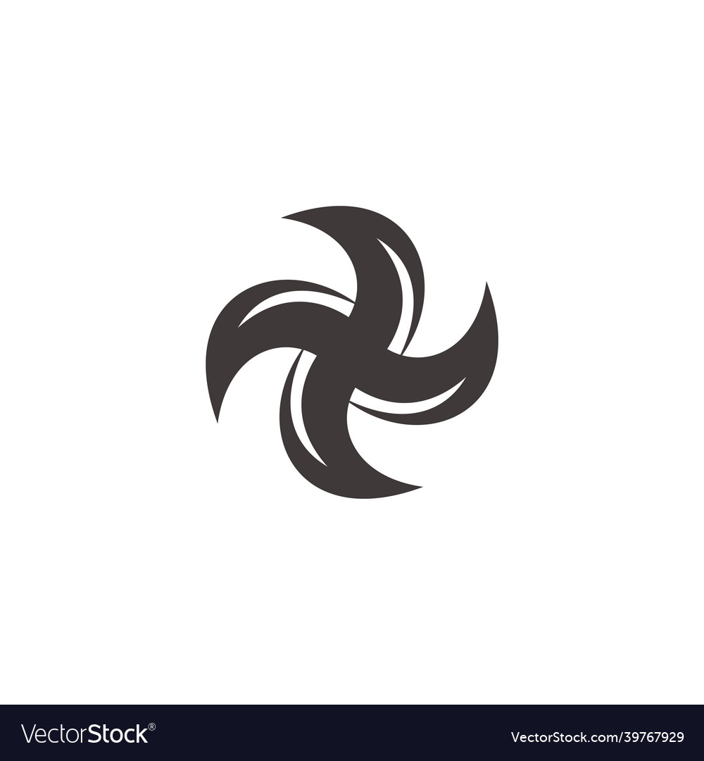Swirl circle geometric object motion
