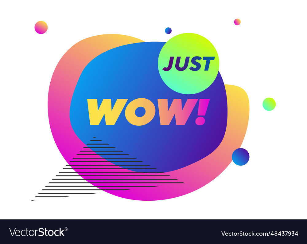 Abstract multicolored fluid shapes with just wow Vector Image Abstract multicolored fluid shapes with just wow