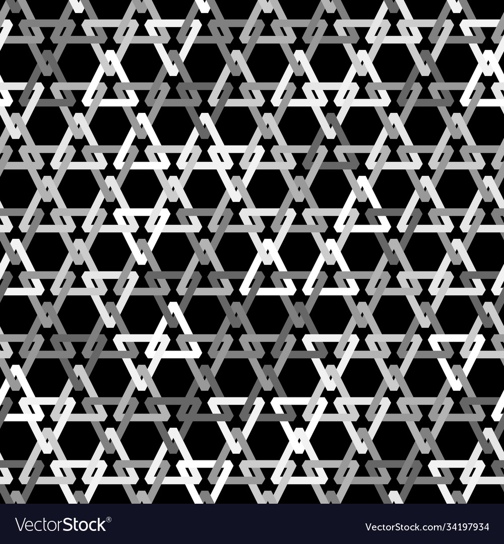Geometric background with triangular chain