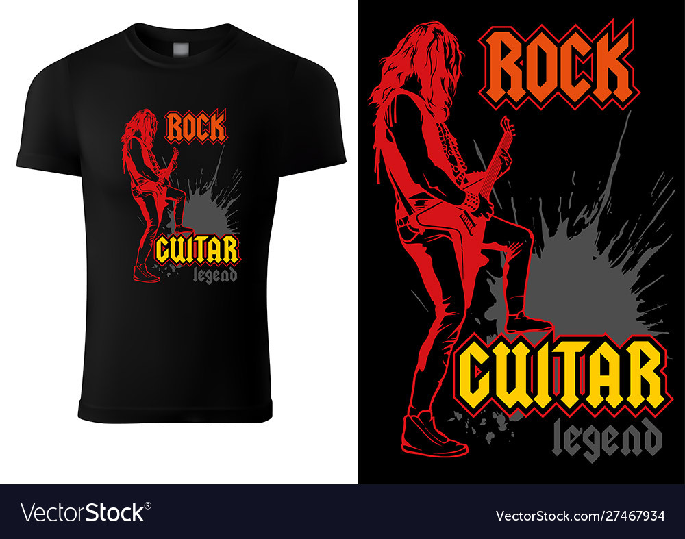Hard Rock Guitarist T-Shirt