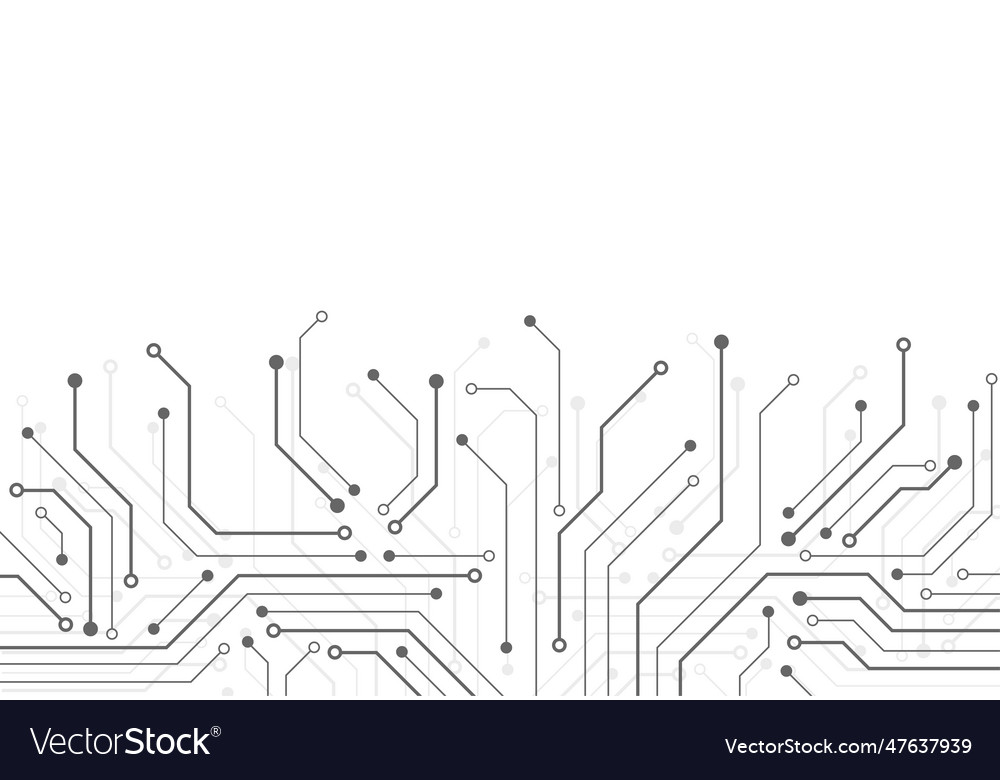 Abstract background with technology circuit board vector image Abstract background with technology circuit board