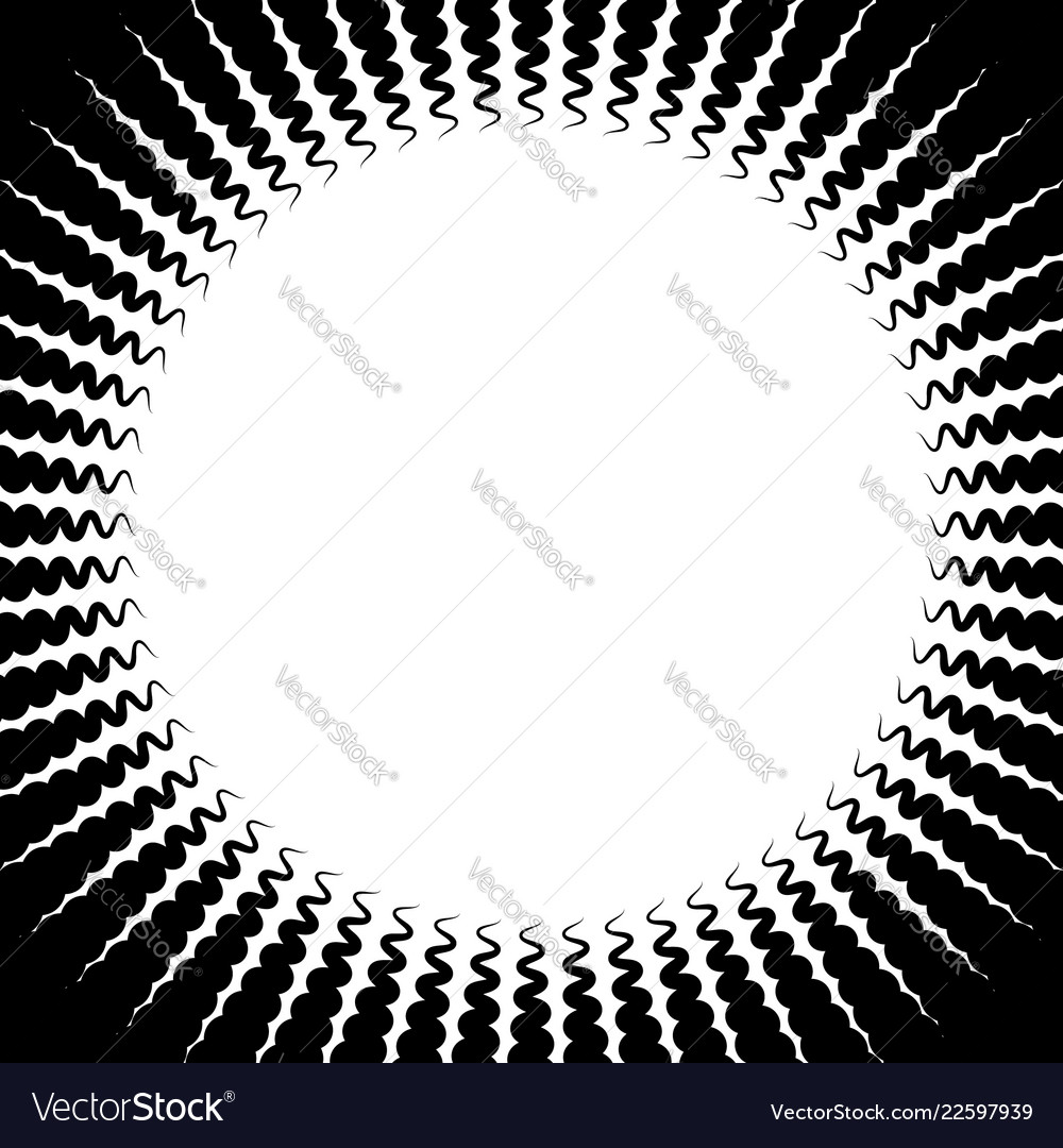 Abstract radiating lines element vector image Abstract radiating lines element