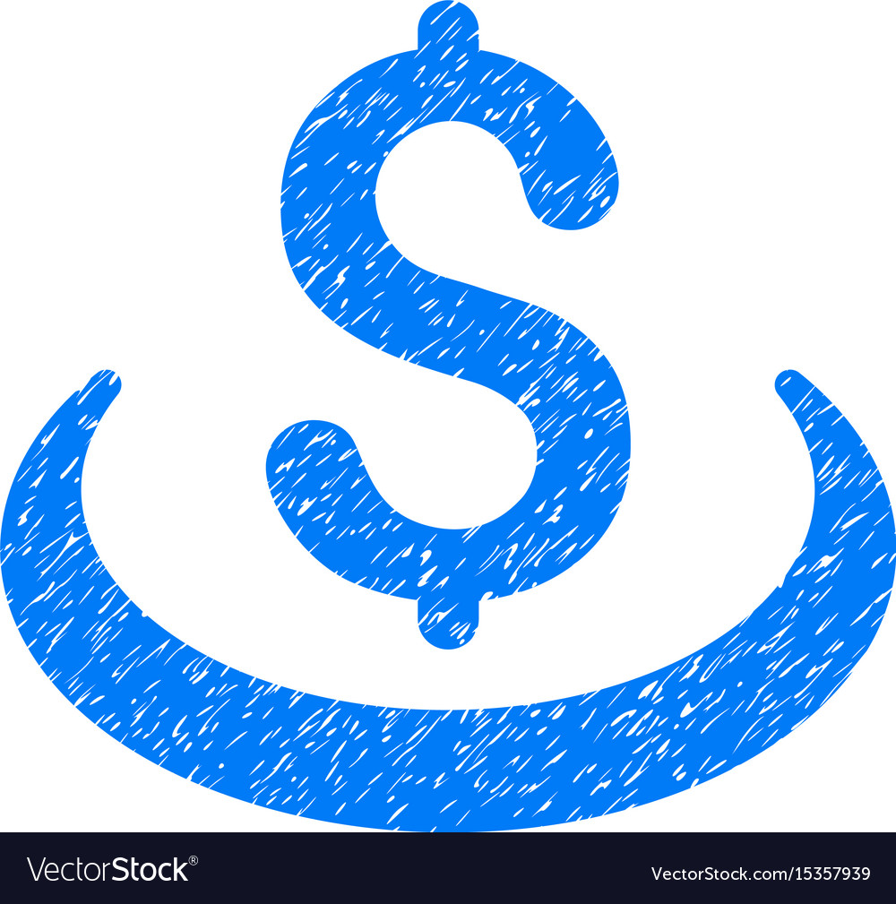 Deposit placement grunge icon Royalty Free Vector Image