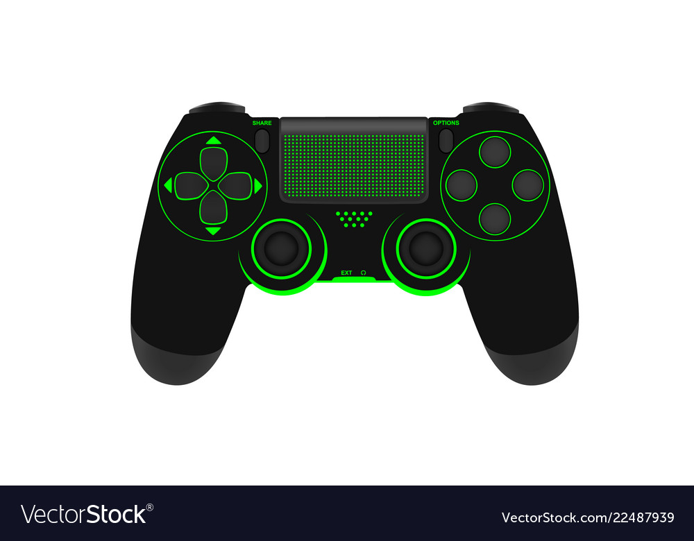 Gamepad for a console game vector image Gamepad for a console game