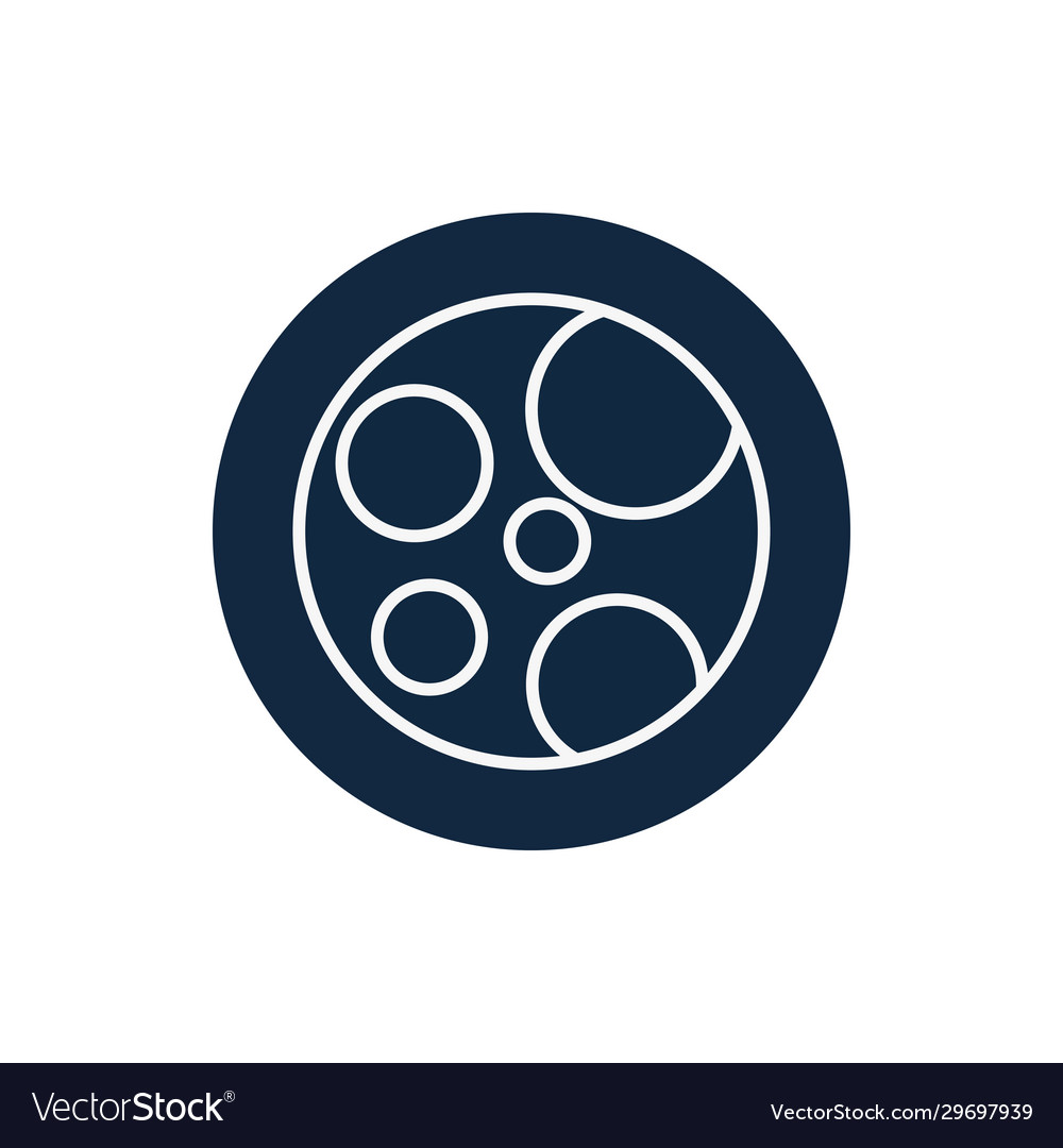 Isolated moon line block style icon design