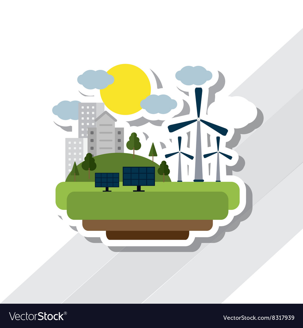 Save energy icon design