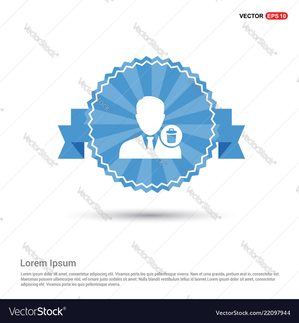 Delete user icon Vector Image Delete user icon