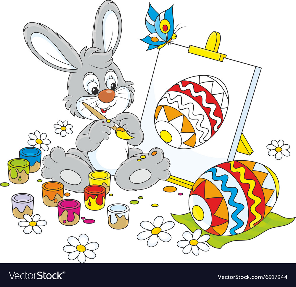 Easter bunny painter