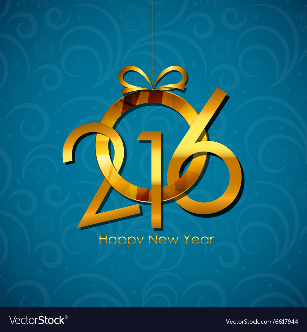 New year 2016 background