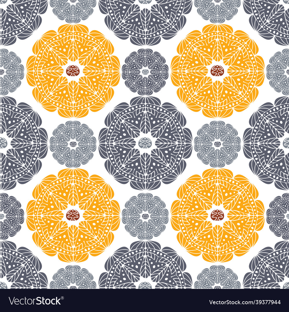 Seamless pattern with abstract geometric