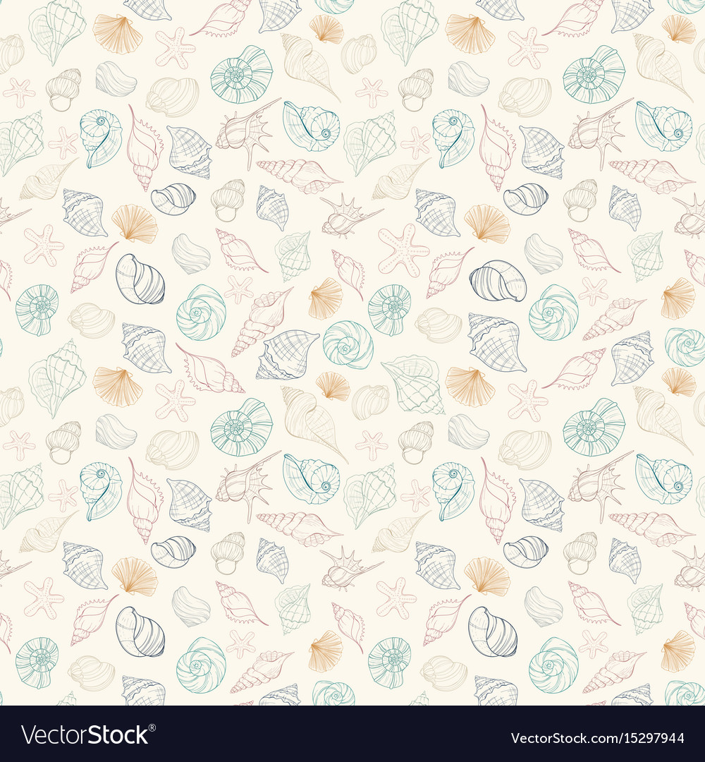 Seashell Ocean Pattern