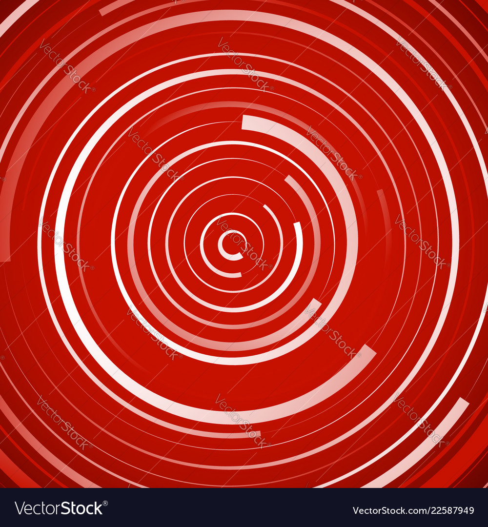 Colored spiral pattern concentric circles
