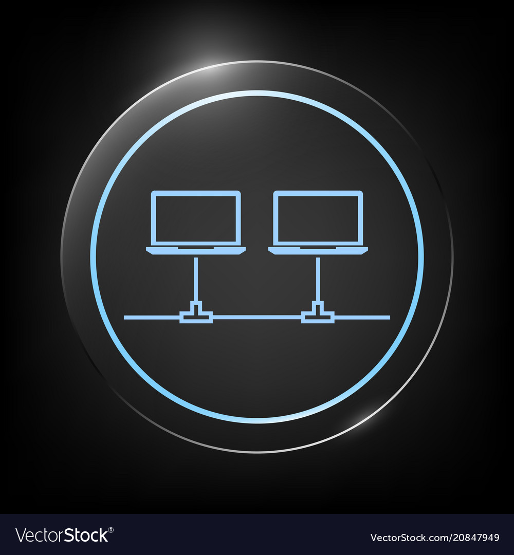 Computer network icon