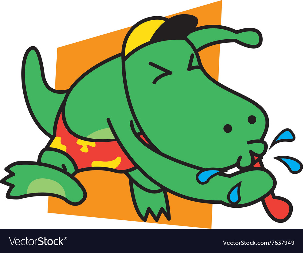 Dinosaur blow whistle