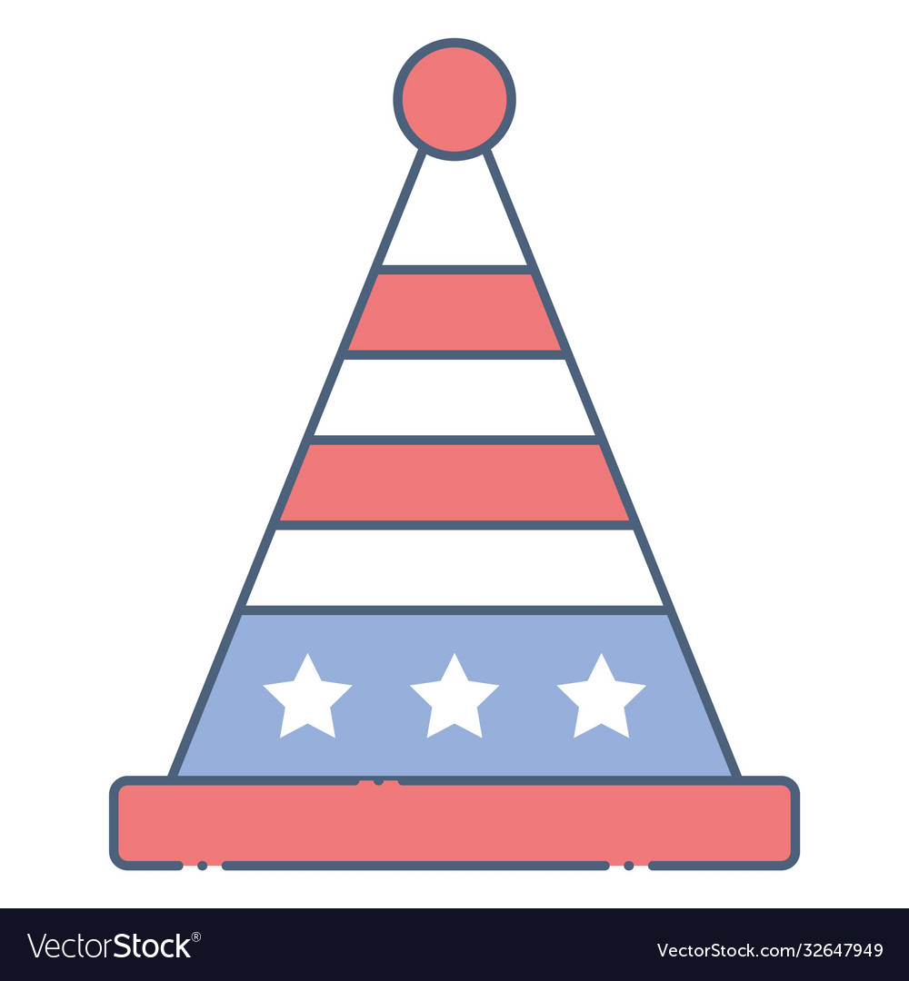 Party hat united state independence day related