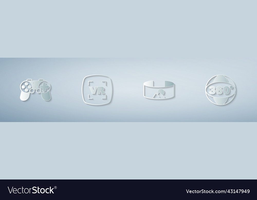 Set gamepad virtual reality 360 degree view