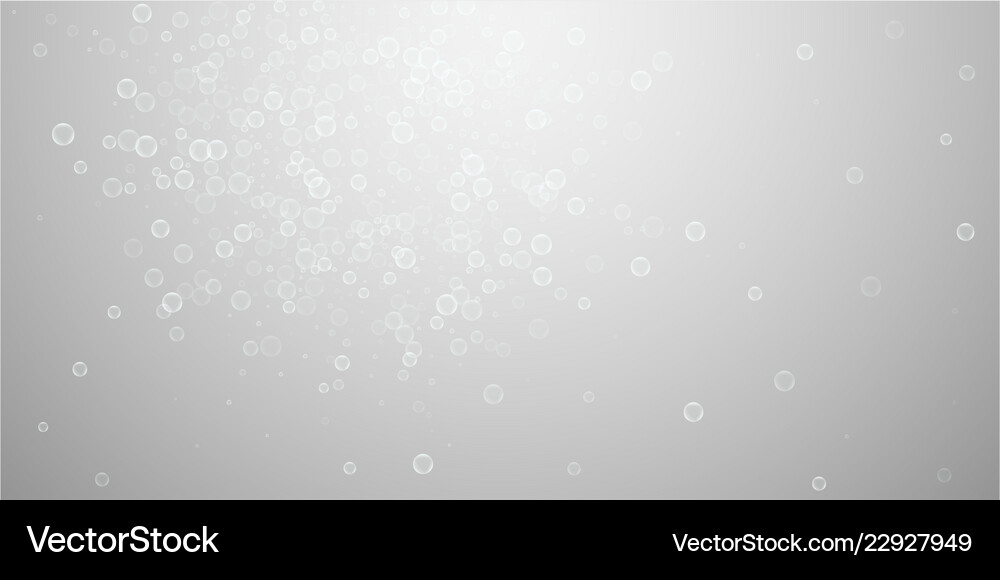 Soap bubbles abstract background blowing Vector Image