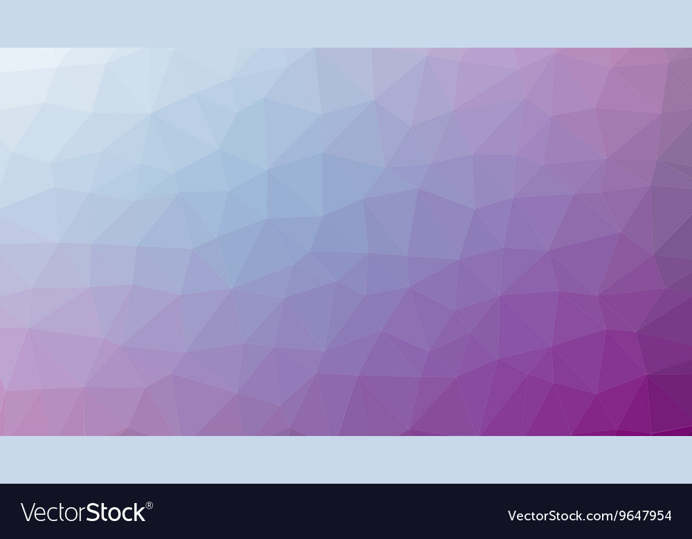 Abstract violet gradient lowploly of many