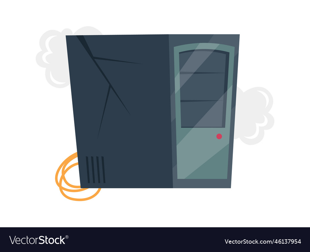Broken computer system unity