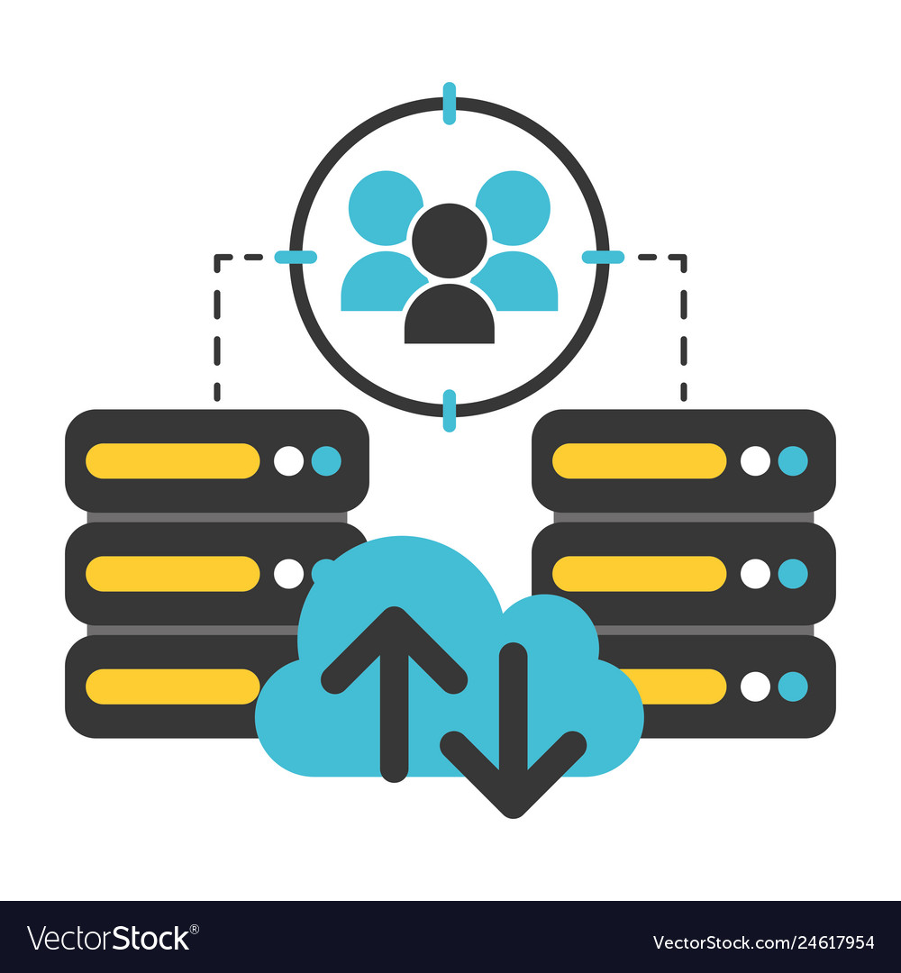 Database server cloud computing connection data